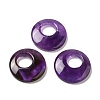 Natural Amethyst Pendants G-T122-76H-1