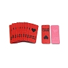 Valentine's Day PU Leather Labels PW-WG14950-08-1