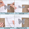 Resin Rhinestone Hotfix Rhinestone Iron on/Sew on Cloth Patches DIY-WH20063-030G-6