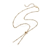 Ion Plating(IP) 304 Stainless Steel Slider Necklace Makings AJEW-JB01264-1