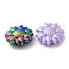 UV Plating Opaque Acrylic Beads SACR-L005-01-3