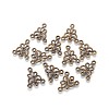 Triangle Tibetan Style Alloy Chandelier Components Links LS-MLF0178Y-NF-1