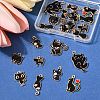 20Pcs 10 Styles Alloy Enamel Pendants ENAM-FP0002-59-1