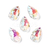 Glass Pendants LS-GLAA-22X13-28AB-4