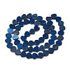 Electroplate Glass Beads Strands EGLA-N006-080-B02-2