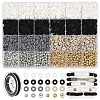 DIY Polymer Clay Beads & CCB Plastic Beads Bracelets Making Kits DIY-YW0012-06B-1