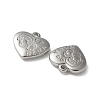 304 Stainless Steel Pendants STAS-I330-026P-2