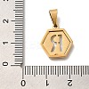 304 Stainless Steel Charms STAS-H227-01G-R-3