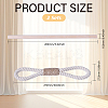 Cotton Linen Curtain Tiebacks AJEW-WH0248-656-2