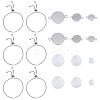 DIY Blank Dome 304 Stainless Steel Slider Bracelets Making Kit DIY-GO0002-46-1
