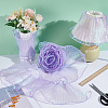 10M Iridescent Organza Pleated Lace Ribbon OCOR-HY0002-34C-3