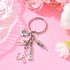 Tibetan Style Alloy Keychains KEYC-JKC01288-1