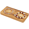 Beech Wooden Jewelry Bracelet Finger Ring Diplay Holder Tray ODIS-WH0010-02J-02-6