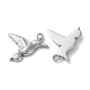 304 Stainless Steel Pendants STAS-L022-553P-2