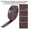 Flat PU Imitation Leather Cord LC-WH0006-05B-01-7