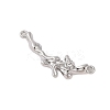 Alloy Crystal Rhinestone Branch Links Connector Charms LS-FIND-Z053-06P-2