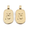 Brass Pendants KK-O140-20G-05-2