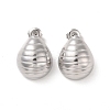 Non-Tarnish Teardrop 304 Stainless Steel Stud Earrings for Women EJEW-L272-023P-1