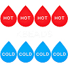 12Pcs 2 Colors Acrylic Public Signs AJEW-CP0007-39-1