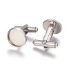 Tarnish Resistant 201 Stainless Steel Cuff Settings X-STAS-P227-42P-2