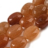 Natural Red Aventurine Beads Strands G-M420-D06-01-1