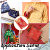 Chinese-style Flower Pattern Polyester Fabric for Clothing & Home Decor DIY-WH0622-735A-5
