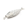 Rack Plating Brass Micro Pave Clear Cubic Zirconia Pendants KK-G416-11P-2