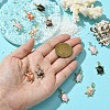 12Pcs 6 Colors Alloy Enamel Pendants FIND-YW0004-60-4