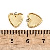 304 Stainless Steel Pendant Cabochon Settings STAS-A194-05E-G-3