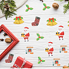 2 Sets 2 Styles Christmas Themes PVC Self-Adhesive Stickers DIY-SC0032-86-7