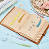 DIY Bookmark Making Kits. with Transparent Acrylic & Polyester Tassel Decoration DIY-SP0001-92E-3