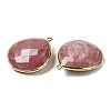 Natural Rhodonite Pendants G-B009-07G-U-2