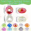 Transparent Acrylic Large Hole Beads MACR-SC0001-33-2