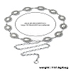 Oval Link Chain Waist Chains AJEW-CJC0006-03AS-8
