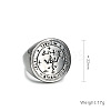 304 Stainless Steel Finger Rings FS-WGA7533-07-3