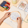 1 Set DIY Tote Bag Embroidery Kit DIY-CP0011-21B-3