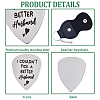 201 Stainless Steel Guitar Picks AJEW-WH0348-48G-5