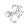 Bowknot Alloy Open Cuff Rings LS-RJEW-U006-05P-2