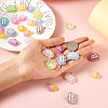 30Pcs 15 Styles Transparent Resin Pendants RESI-CW0001-21-7