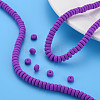 Handmade Polymer Clay Beads Strands CLAY-N008-55-7