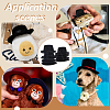 EVA Cloth Round Fascinator Hat Base for Doll AJEW-WH0455-258B-5