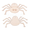 Spider Shape Halloween Blank Wooden Cutouts Ornaments WOOD-L010-02-1