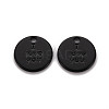 Spray Painted Alloy Charms for Valentine's Day PALLOY-Q433-027J-RS-1
