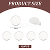 120Pcs 304 Stainless Steel Stamping Blank Tag Cabochons STAS-UN0055-71A-3