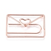 Envelope with Heart Shape Iron Paperclips X-TOOL-L008-018RG-1