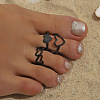 3Pcs 3 Styles Heart Iron Cuff Toe Rings Sets FS-WG0D8D1-01-2