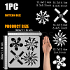 PET Hollow Out Drawing Painting Stencils DIY-WH0391-0948-2