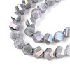 Anti-Tarnish Electroplate Glass Beads Strands GLAA-T025-6mm-14A-4