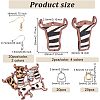 DIY Cattle Head Dangle Earring Making Kit DIY-OC0009-75-2
