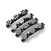 Fashion Double Layer Cloth Alligator Hair Clips Sets LS-PHAR-P005-26-3
